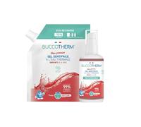 Buccotherm | Mon premier - Dentifrice bio enfant | Lutte contre l’apparition des caries | 99% d’ingrédients naturelles | Goût Fraise | Fabriqué en France (Flacon rechargeable + éco-recharge)