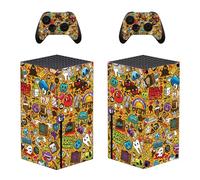 BUCEN Housse Protection Vinyle Console pour X-Box Series X Skins Wrap Sticker avec Deux Autocollants Contrôleur sans Fil Gratuits 76644 Autocollant