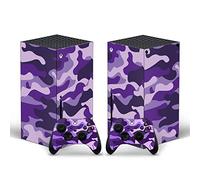 BUCEN Housse Protection Vinyle Console pour Xbox Series X Skins Wrap Sticker avec Deux Autocollants Contrôleur sans Fil Gratuits(77206) Autocollant