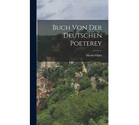 Buch von der Deutschen Poeterey