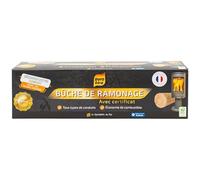 Bûche de ramonage 1.1kg + certificat PYROFEU