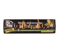 K-OFEU - Bûche de Ramonage - Tout type de conduits, tubage inox - Cheminées ouvertes ou fermées - Poêle et chaudières - Fabriqué en France - 1 Unité