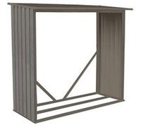 Chalêt-Jardin Bûcher pour Abri de Jardin en Métal Look Bois Vieilli - 13-809710