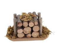 Bûches de bois de chauffage miniatures - Accessoires pour maison de , échelle 1:12 | Meubles vintage pour maisons de petites maisons, parfaits pour créer des scènes de cheminée confortables et