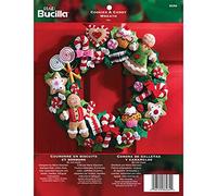 Bucilla Biscuits et Bonbons Guirlande Feutrine Appliques Kit-15 X 15"