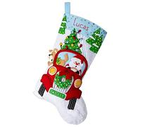 Bucilla Jolly Deliveries 89552E Kit de Fabrication de Chaussettes en Feutre 45,7 cm, Parfait Loisirs créatifs