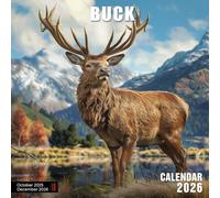 Buck Calendar 2026: Majestic Forest Kings with Antlers Full of Pride