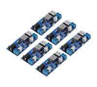 Buck Converter Module RUIZHI 6 pièces DC-DC Convertisseur d'alimentation Réducteur 24 V/12 V à 5 V/5 A Step Down Power Module avec port USB Prend en charge la charge rapide compatible Arduino
