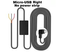 Buck Line-Kit De C¿Ble De Charge Pour Moniteur De Stationnement 24 Heures Sur 24,Chargeur 12v ¿ 5v,Cam¿Ra Prada Cam Dash,Enregistreur De Cam¿Ra Dvr - Type Micro Right N