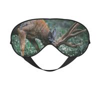 Buck On The Grass Sleep Eye Mas Mise à jour Design Blocage de la lumière Night Eye Blinder Hommes Femmes Shift Cadeaux de voyage