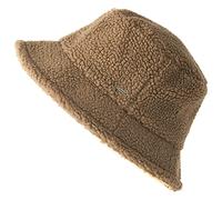 Bucket Hat Bob Homme Hiver - Chapeau Fourrure Femme en Peluche Teddy Chapeau De Pecheur Casquette Moumoute Chimio Coton Bio Faux Sherpa Chaud Pliable Beige
