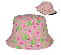 Bucket Hat Embrasse-Moi La Grenouille Résistant À l'eau Chapeau Bob Mode Chapeau De Pêcheur pour Randonnée Pêche Disco