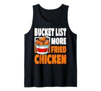 Bucket List Plus Ailes de Poulet Frites Amusantes Débardeur