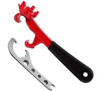 Bucket Opener, Non Slip Barrel Wrench, 9.65 Inches 2 Piece Lid Removal Tool & Lightweight Design, Ergonomic Grip for Kitchen, Industrial, Outdoor, Travel, Camping Use, Kitchen Task