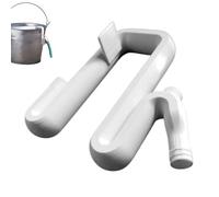 Bucket Overflow Drain Pipe, Flexible Water Drainage Hose, Compact Space-Saving Tube, Easy-Install Flow Control Pipes, Ideal for RV, Home Use, Garden, Balcony and Backyard Management, 16.3x16.1x4.9cm
