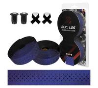 Buckkub-Bande De Guidon De Vélo De Route,Gel De Pton,Oligperforé,Barre Ronde,Ceinture,Respirant,Doux,Gravier,Accessoires - Type Siliconeaurora-Black