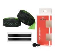 Buckkub-Bande De Guidon De Vélo De Route,Gel De Pton,Oligperforé,Barre Ronde,Ceinture,Respirant,Doux,Gravier,Accessoires - Type Pu-Green