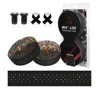 Buckkub-Bande De Guidon De Vélo De Route,Gel De Pton,Oligperforé,Barre Ronde,Ceinture,Respirant,Doux,Gravier,Accessoires - Type Silicone-Black-Color