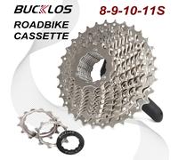 BUCKKub-Cassette de vélo de route ultralégère, 8V, 9V, 10V, 11V, roue libre, gravier, cyclisme, système HG, 8 vitesses, 9 vitesses, 10/11 vitesses 9S 11-34T