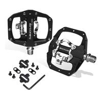 Buckkubmountain Vélo Pédales Pd-M680 Les Touristes Fonction Flat & Lock Pédales Pour Shimano Éventuelles D 2023 En Effet Aluminium Vtt Pédale Vélo Partie 9/16 - Type Black Pedal-Cleat