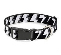 Buckle Down 11-43,2 cm éclairs Sketch Noir/Blanc Plastique Clip Collier, Medium