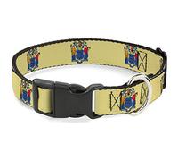 Buckle Down 11-43,2 cm New Jersey Drapeau Plastique Pince à Collier, Medium