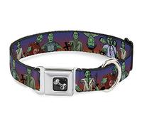 Buckle Down 13-45,7 cm Marche Zombies Collier de Chien en Forme d'os, Large Petite