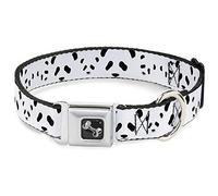 Buckle Down 18-81,3 cm Panda Ours Pois Collier de Chien en Forme d'os, Large