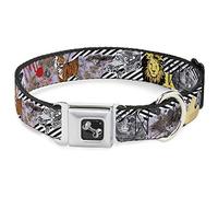 Buckle Down 18-81,3 cm Safari Collier de Chien en Forme d'os, Large