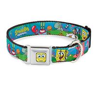 Buckle Down 9-38,1 cm Bob l'éponge et Ses Amis/Logo Collier de Chien