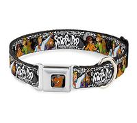 Buckle Down 9-38,1 cm Sdc-Scooby Doo Visage Complet Couleur Noir Collier de Chien