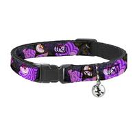 Buckle Down Arbre à Chat de Cheshire Poses Disney Breakaway Collier pour Clip en Plastique