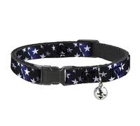 Buckle Down Bac-w30160-nm Breakaway Collier pour Chat, 1/5,1 cm de Large - Compatible avec 8-30,5 cm Cou - Medium, Americana
