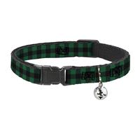 Buckle Down Bac-w30246-nm Breakaway Collier pour Chat, 1/5,1 cm de Large - Compatible avec 8-30,5 cm Cou - Medium, Buffalo Plaid