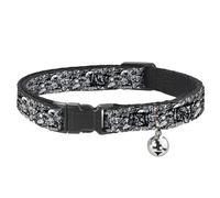 Buckle Down Bac-w30358-nm Breakaway Collier pour Chat, 1/5,1 cm de Large - Compatible avec 8-30,5 cm Cou - Medium, Scary