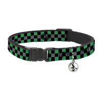 Buckle Down Bac-w30383-nm Breakaway Collier pour Chat, 1/5,1 cm de Large - Compatible avec 8-30,5 cm Cou - Medium, Carreaux