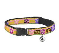 Buckle Down Bac-w30864-nm Breakaway Collier pour Chat, 1/5,1 cm de Large - Compatible avec 8-30,5 cm Cou - Medium, Hibiscus