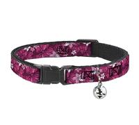 Buckle Down Bac-w30876-nm Breakaway Collier pour Chat, 1/5,1 cm de Large - Compatible avec 8-30,5 cm Cou - Medium, Hibiscus