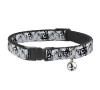 Buckle Down Bac-w31659-nm Breakaway Collier pour Chat, 1/5,1 cm de Large - Compatible avec 8-30,5 cm Cou - Medium, Tranquillité