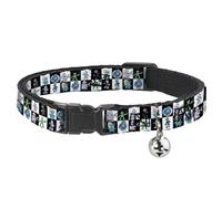 Buckle Down Bac-w31801-nm Breakaway Collier pour Chat, 1/5,1 cm de Large - Compatible avec 8-30,5 cm Cou - Medium, Robots