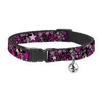 Buckle Down Bac-w31908-nm Breakaway Collier pour Chat, 1/5,1 cm de Large - Compatible avec 8-30,5 cm Cou - Medium, Stargazer