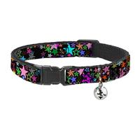 Buckle Down Bac-w31919-nm Breakaway Collier pour Chat, 1/5,1 cm de Large - Compatible avec 8-30,5 cm Cou - Medium, Stargazer