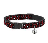 Buckle Down Bac-w32242-nm Breakaway Collier pour Chat, 1/5,1 cm Wide-Fits 8-30,5 cm Neck-Medium, disques vinyles