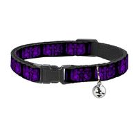 Buckle Down Bac-w32840-nm Breakaway Collier pour Chat, 1/5,1 cm Wide-Fits 8-30,5 cm Neck-Medium, têtes de Mort