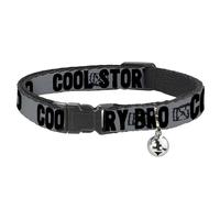 Buckle Down Bac-w32908-nm Breakaway Collier pour Chat, 1/5,1 cm Wide-Fits 8-30,5 cm Neck-Medium, Bro Citation