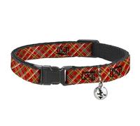 Buckle Down Bac-w34608-nm Breakaway Collier pour Chat, 1/5,1 cm Wide-Fits 8-30,5 cm Neck-Medium, Plaid