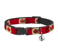 Buckle Down Bac-w35599-nm Breakaway Collier pour Chat, 1/5,1 cm Wide-Fits 8-30,5 cm Neck-Medium, Canada
