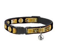 Buckle Down Bac-w38111-nm Breakaway Collier pour Chat, 1/5,1 cm Wide-Fits 8-30,5 cm Neck-Medium, Champion