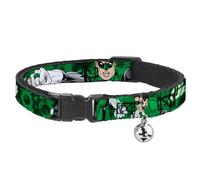 Buckle Down Bac-wgl002-nm Breakaway Collier pour Chat, 1/5,1 cm Wide-Fits 8-30,5 cm Neck-Medium