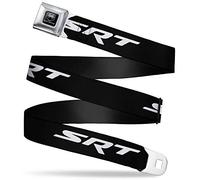 Buckle-Down Boucle de Ceinture de sécurité Noir/Rouge/Blanc 81,3 à 132 cm Grtel, Viper SRT Hellcat, 1.5" Wide-Fits Pant Size 32-52 Mixte